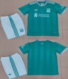 2025-2026 Liverpool club green white soccer jerseys second away