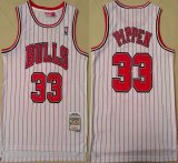 Chicago Bulls #23 Michael Jordan white throwback 1995-1996 nba basketball jerseys-XD