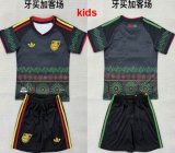 2026-2027 Jamaica team black kid soccer jerseys away