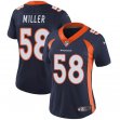 women Denver Broncos #58 Von Miller Nike blue Color Rush Limited Jersey