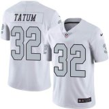 Oakland Raiders #32 Tatum Nike White Color Rush Limited Jersey