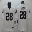 Oakland Raiders #28 Josh Jacobs white Nike Color Rush Limited Jersey