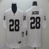Oakland Raiders #28 Josh Jacobs white Nike Color Rush Limited Jersey