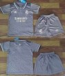 2024-2025 Real Madrid club gray kid soccer jerseys second away