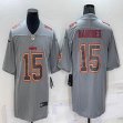 Nike Kansas City Chiefs #15 Patrick Mahomes gray Color Rush Limited Jerseys CDD-BD 01