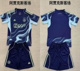 2025-2026 Ajax club blue soccer jerseys away