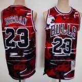 Chicago Bulls #23 Michael Jordan black red Throwback nba basketball jersey-CY 01