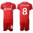 2025-2026 Liverpool club #8 GERRARD red soccer jerseys home