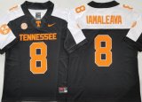 Tennessee Volunteers #8 Nico Iamaleava gray white college football jerseys