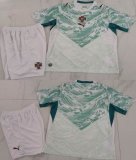 2026-2027 Portugal team white green soccer uniforms away