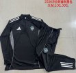 2025-2026 Ahli club black soccer uniforms with Long Trousers B25123