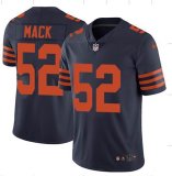 Nike Bears #52 Khalil Mack blue Color Rush Limited Jerseys