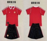 2025-2026 Manchester United club red throwback soccer unifors