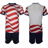 2026 World Cup United States team white red black soccer jerseys home