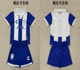 2025-2026 Pachuca club white blue kid soccer jerseys home