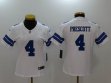 Women Nike Dallas Cowboys #4 Dak Prescott White Color Rush Limited Jersey
