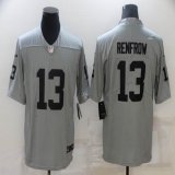 Nike Oakland Raiders #13 Hunter Renfrow gray Color Rush Limited Jersey-BD