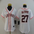 Youth Nike Los Angeles Angels #27 Mike Trout white majestic baseball Jersey