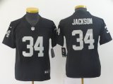 Youth Nike Oakland Raiders #34 Bo Jackson black Color Rush Limited Jersey