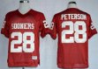 Oklahoma Sooners Adrian Peterson 28 College Football Jerseys - Red