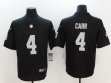 Nike Oakland Raiders 4 Carr Navy black Color Rush Limited Jersey