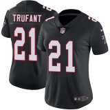 Women Nike Atlanta Falcons #21 Desmond Trufant black color Rush Limited Jersey