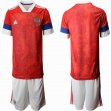 2020-2021 Russia team red soccer jersey home