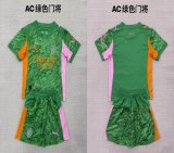 2025-2026 AC Milan club green kid goalkeeper soccer jersey