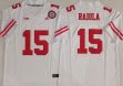 Nebraska Huskers #15 Dylan Raiola white college football jerseys