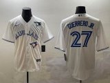 Nike Toronto Blue Jays #27 Vladimir Guerrero Jr white Majestic baseball jerseys-BD 02