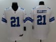 Nike Dallas Cowboys #21 Ezekiel Elliott White Color Rush Limited Jersey
