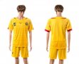 2014 World Cup Cameroon Team yellow soccer jersey away