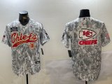 Kansas City Chiefs Nike Arctic Camo 2024 Salute to Service Limited Jersey