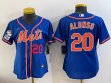 Youth Nike New York Mets #20 Pete Alonso blue majestic mlb baseball jersey