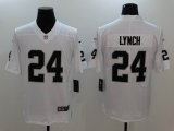 Nike Oakland Raiders #24 Marshawn Lynch white Color Rush Limited Jersey