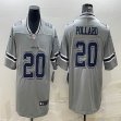Nike Dallas Cowboys #20 Tony Pollard gray Color Rush Limited Jersey