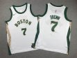 Youth Nike Boston Celtics #7 Jaylen Brown white nba basketball jerseys city version