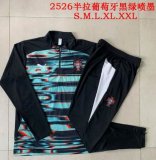2025-2026 Portugal team black green soccer uniforms with Long Trousers B2507