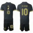 2025-2026 Mexico team #10 A.VEGA Black and Gold soccer jerseys
