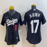 Youth Los Angeles Dodgers #17 Shohei Ohtani Nike black baseball Jersey -BD 04