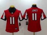 Women Atlanta Falcons #11 Julio Jones Nike red Color Rush Limited Jerseys