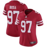women 49ers #97 Nick Bosa nike red Color Rush Limited Jersey-BD