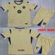 2025-2026 Barcelona club beige blue men soccer jerseys away