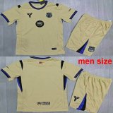2025-2026 Barcelona club beige blue men soccer jerseys away
