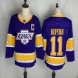 Custom Adidas Los Angeles Kings #11 Anze Kopitar purple hockey jersey-FH