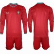 2026 World cup Portugal team red long sleeves soccer jerseys home