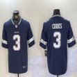 Dallas Cowboys #3 Brandin Cooks blue Nike Color Rush Limited Jersey