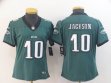Women Nike Philadelphia Eagles #10 DeSean Jackson green Color Rush Limited Jerseys