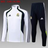 2025-2026 Real Madrid club white Navy soccer uniforms with Long Trousers B2544.jpg
