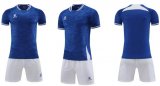 Custom blue white soccer jerseys